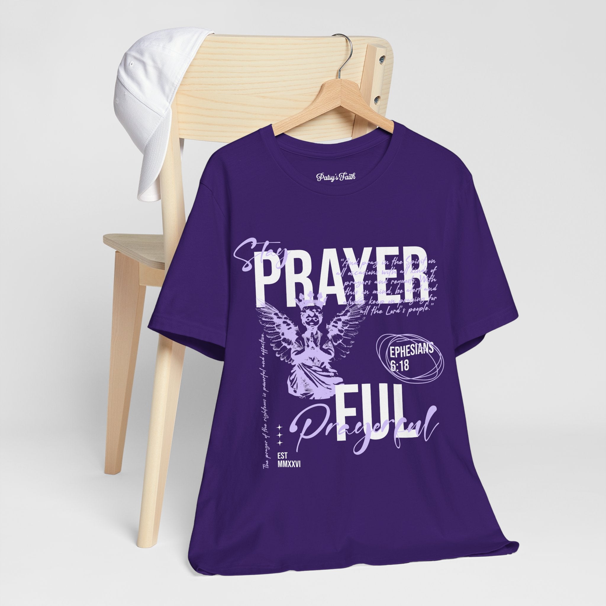 Women's Ephesians 6:18 Prayerful T-Shirt