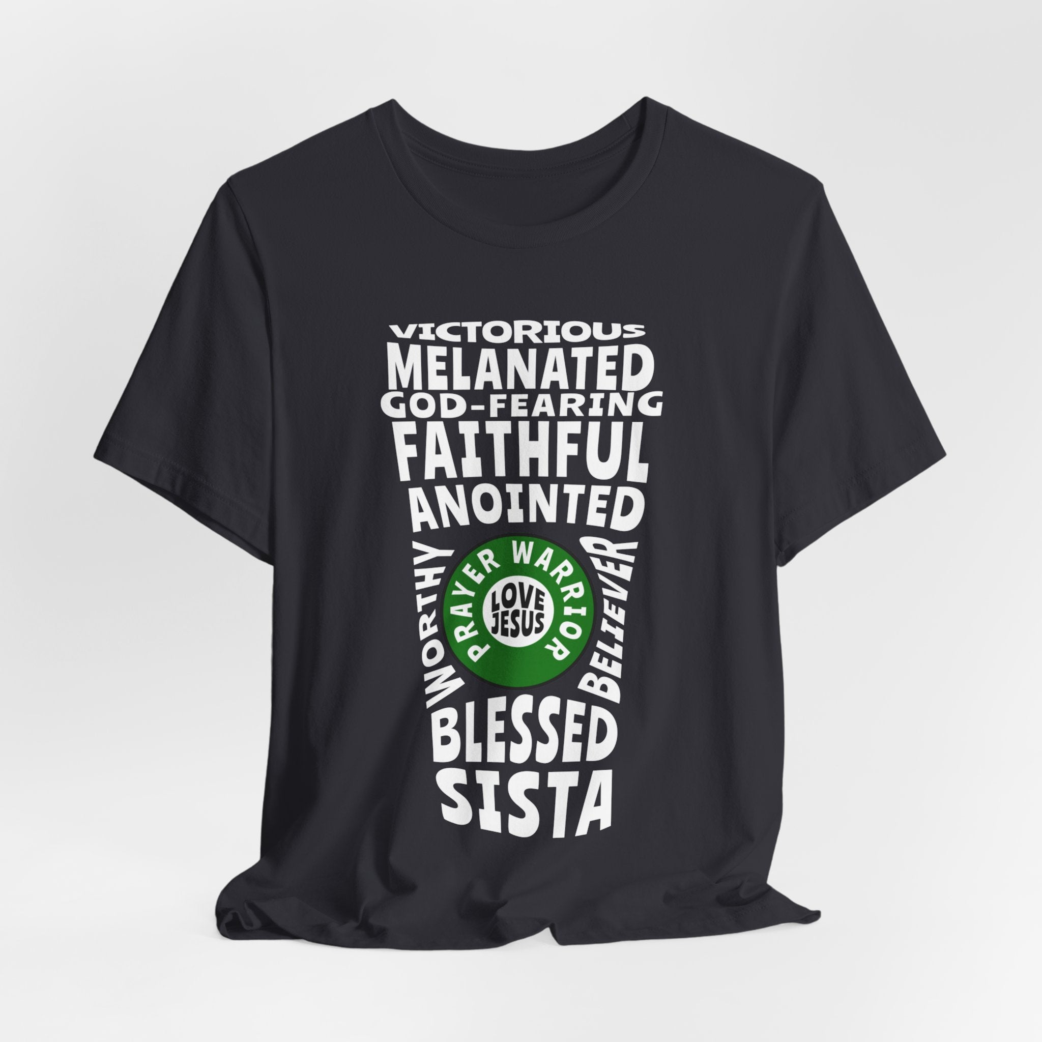 Melanated Blessed Sista T-Shirt - Coffey Park Gifts