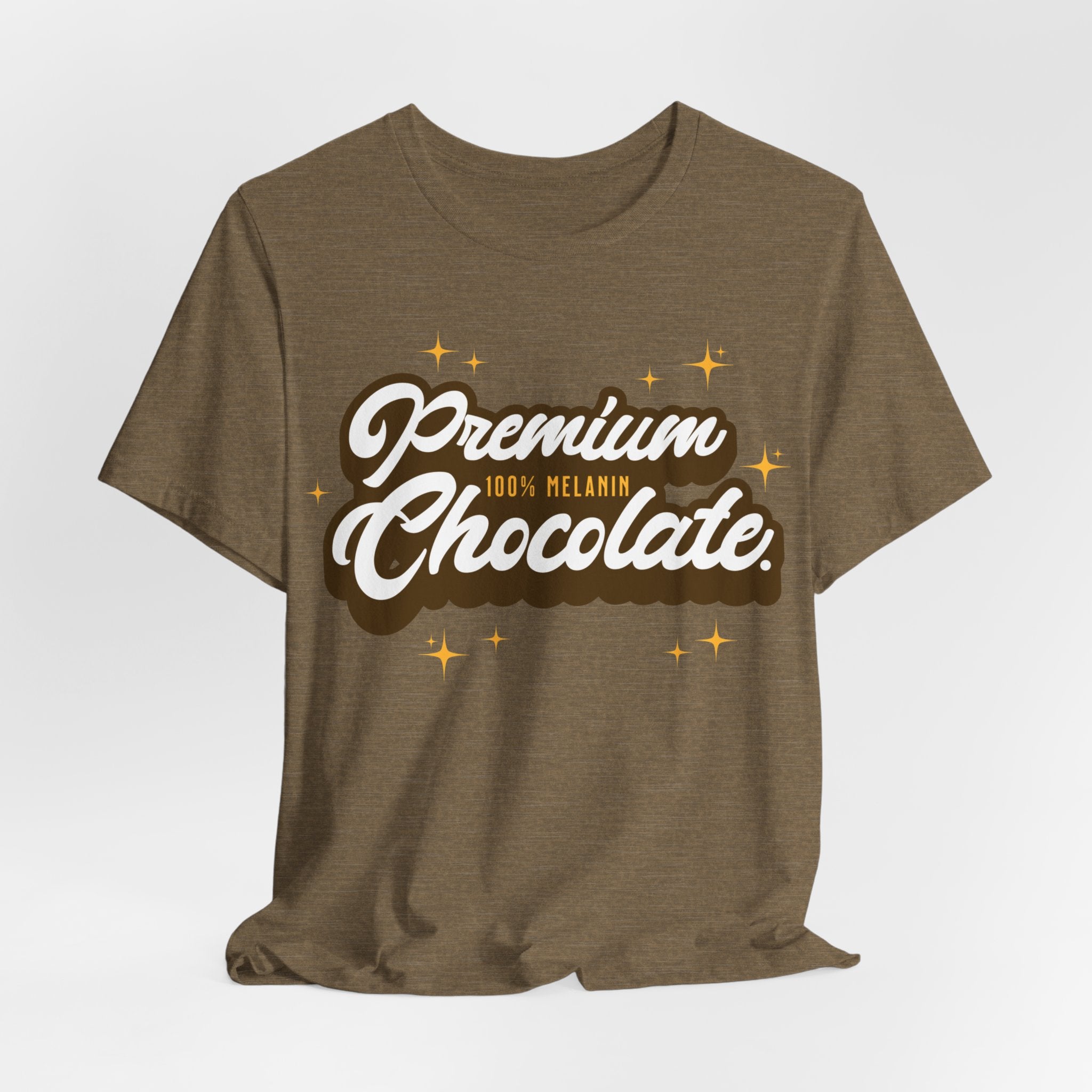 Premium Chocolate T-Shirt - Coffey Park Gifts