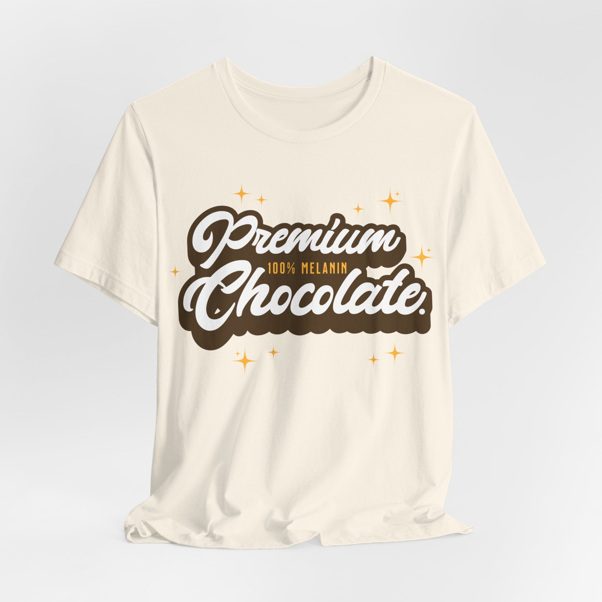 Premium Chocolate T-Shirt - Coffey Park Gifts
