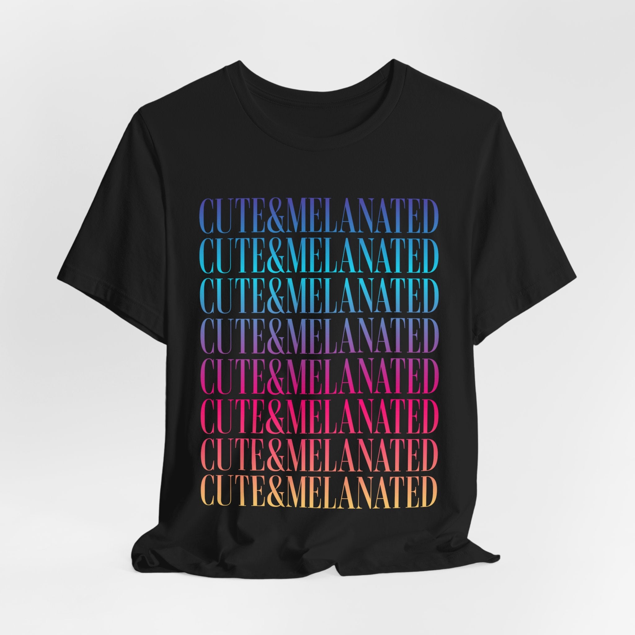 Cute and Melanated T-Shirt - Coffey Park Gifts