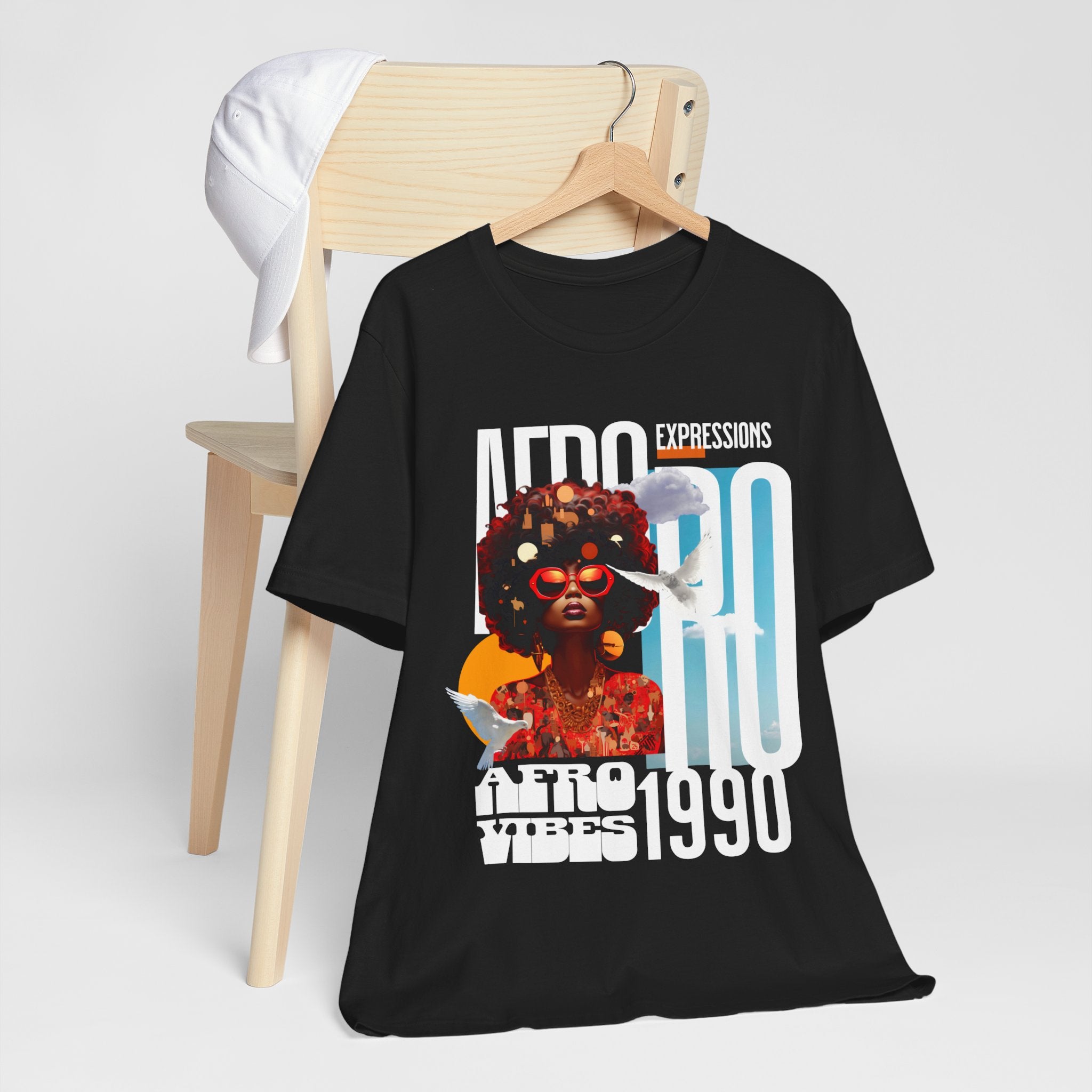 African American Afro Design T-Shirts for Women - Coffey Park Gifts