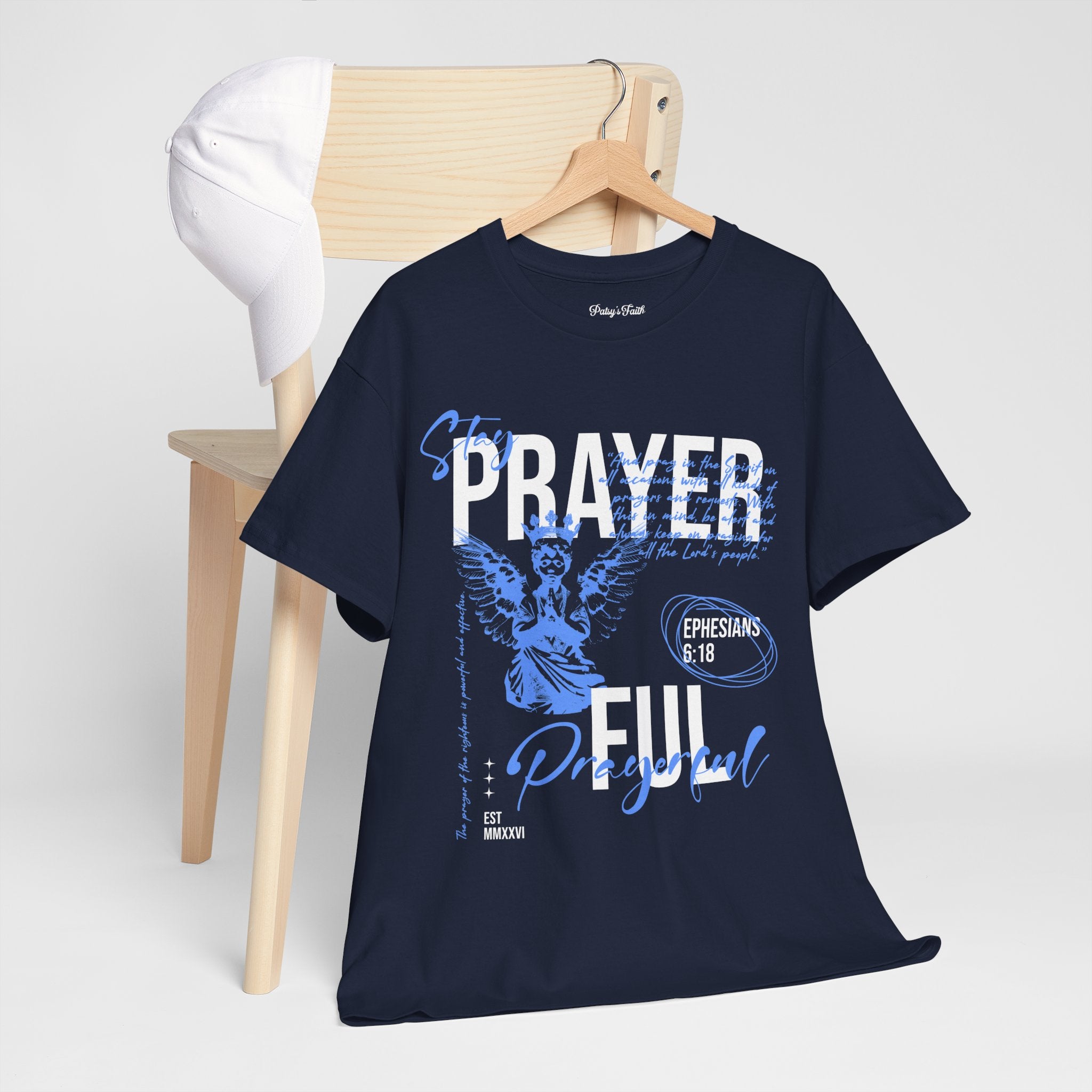 Men's Ephesians 6:18 Prayerful T-shirt