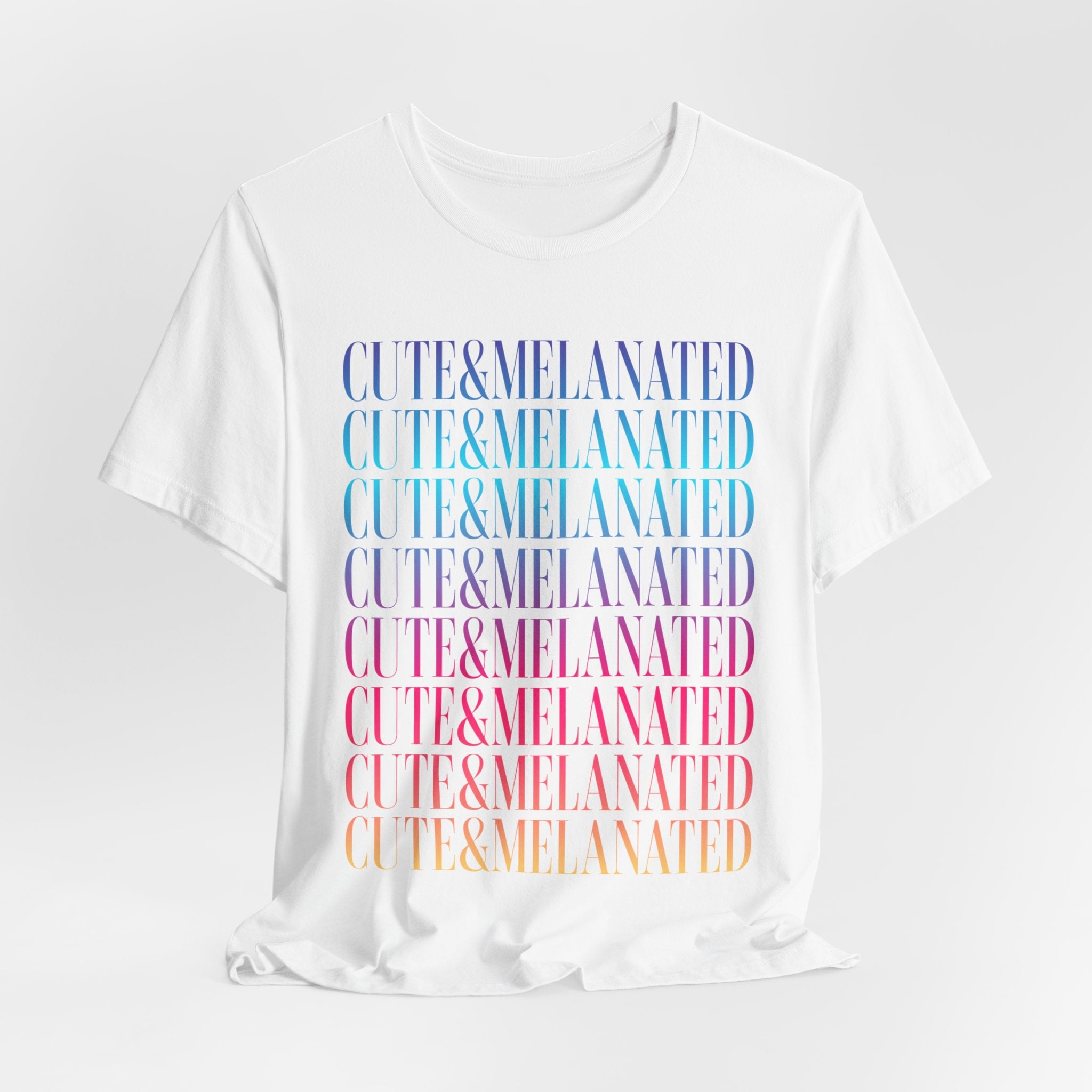 Cute and Melanated T-Shirt - Coffey Park Gifts