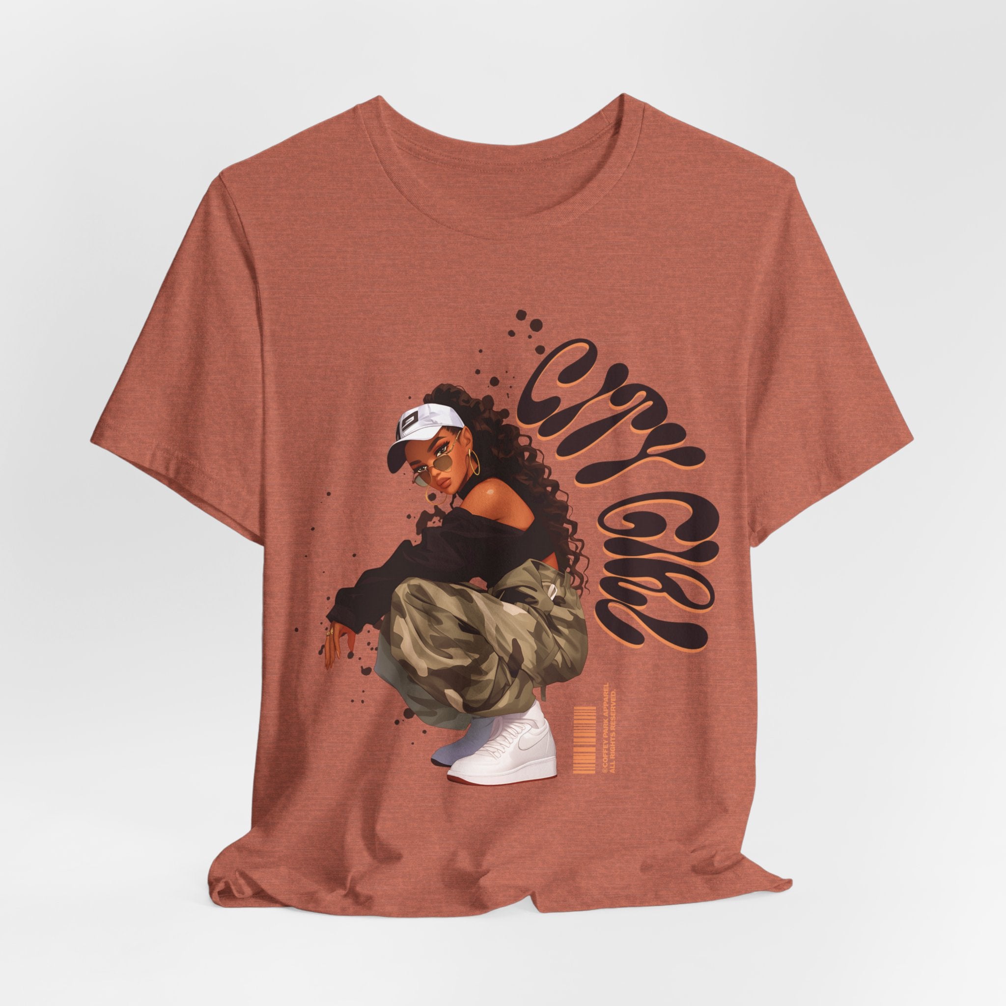 City Girl T-Shirt Design – Bold & Stylish Urban Fashion - Coffey Park Gifts