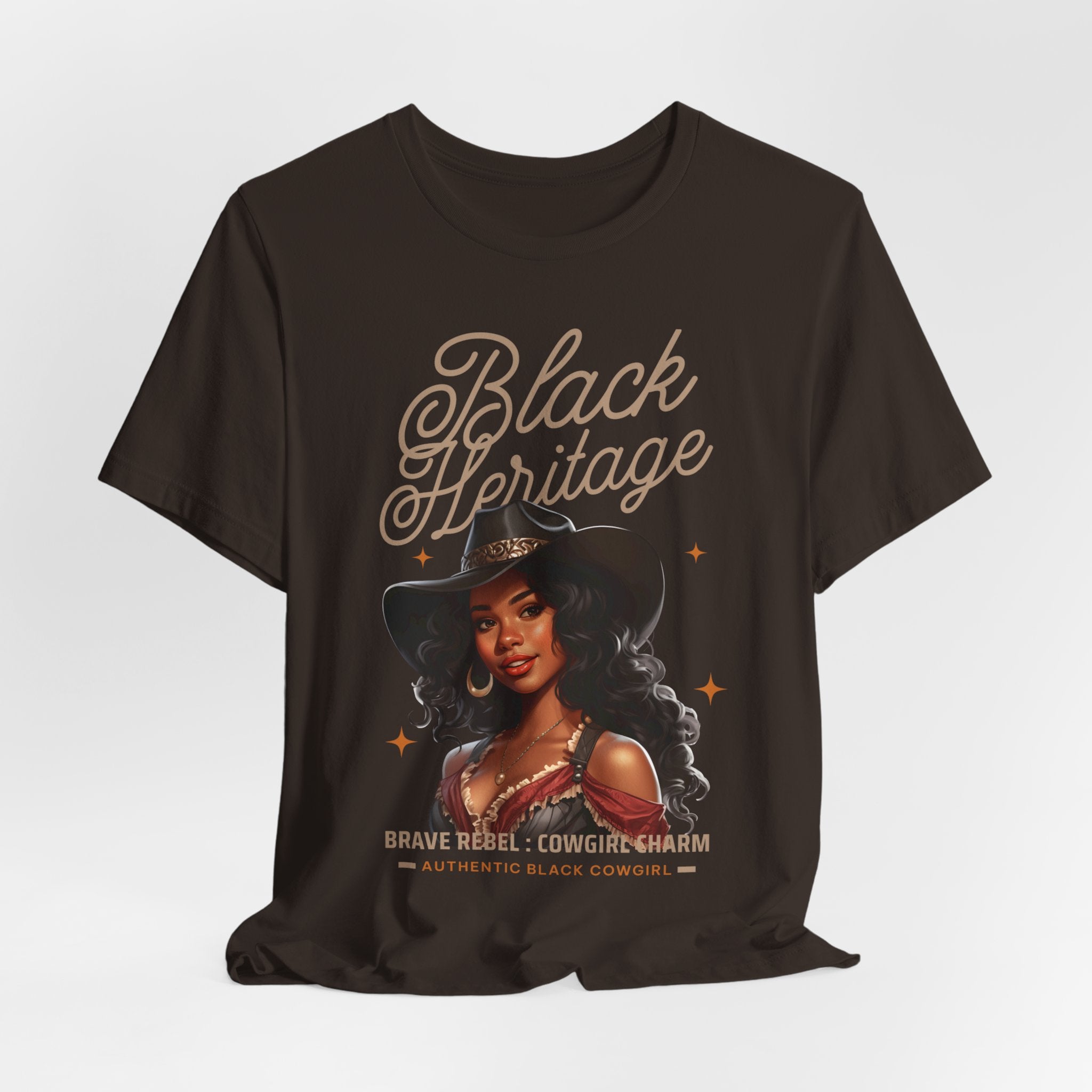 Black Beautiful Heritage Cowgirl T-Shirt - Coffey Park Gifts
