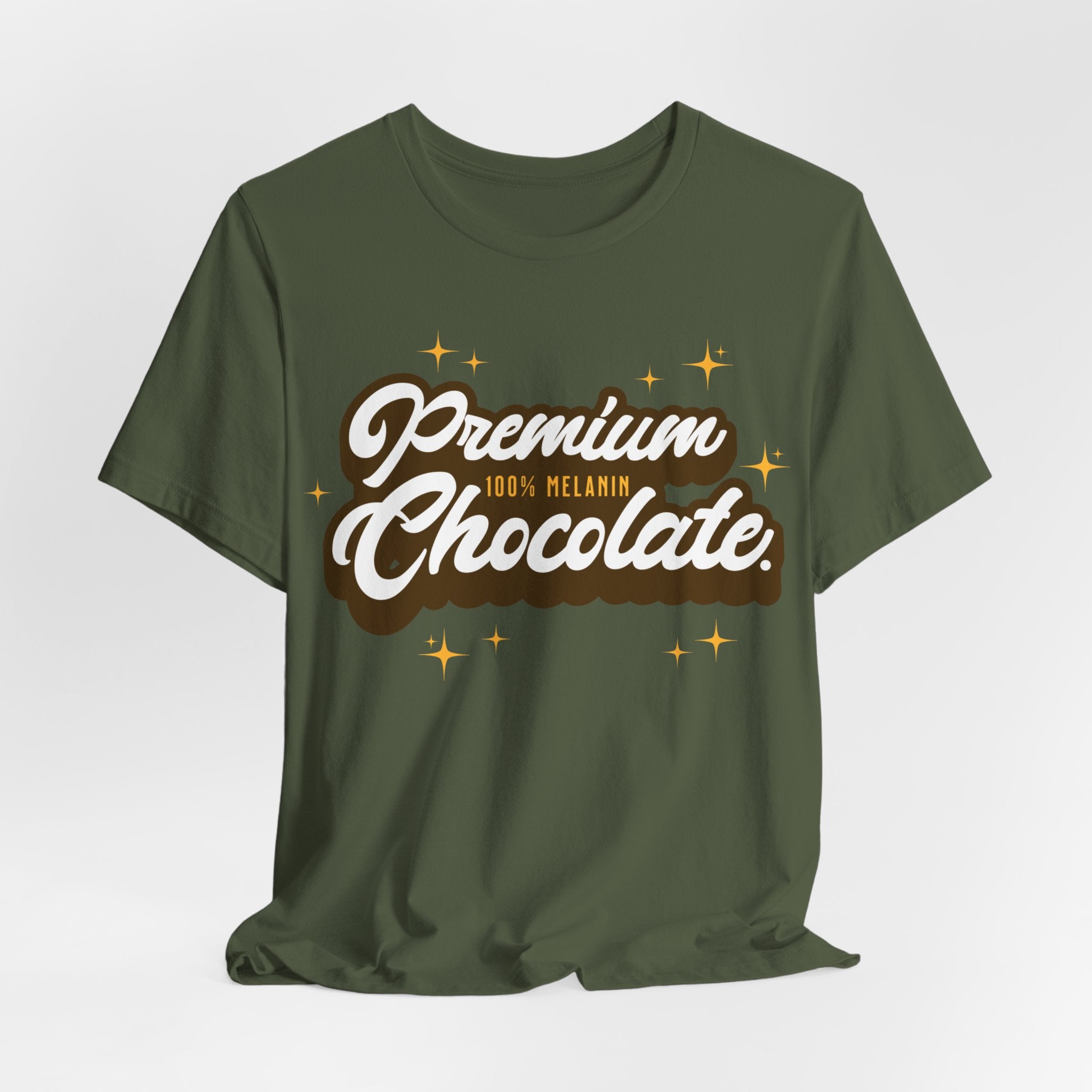 Premium Chocolate T-Shirt - Coffey Park Gifts