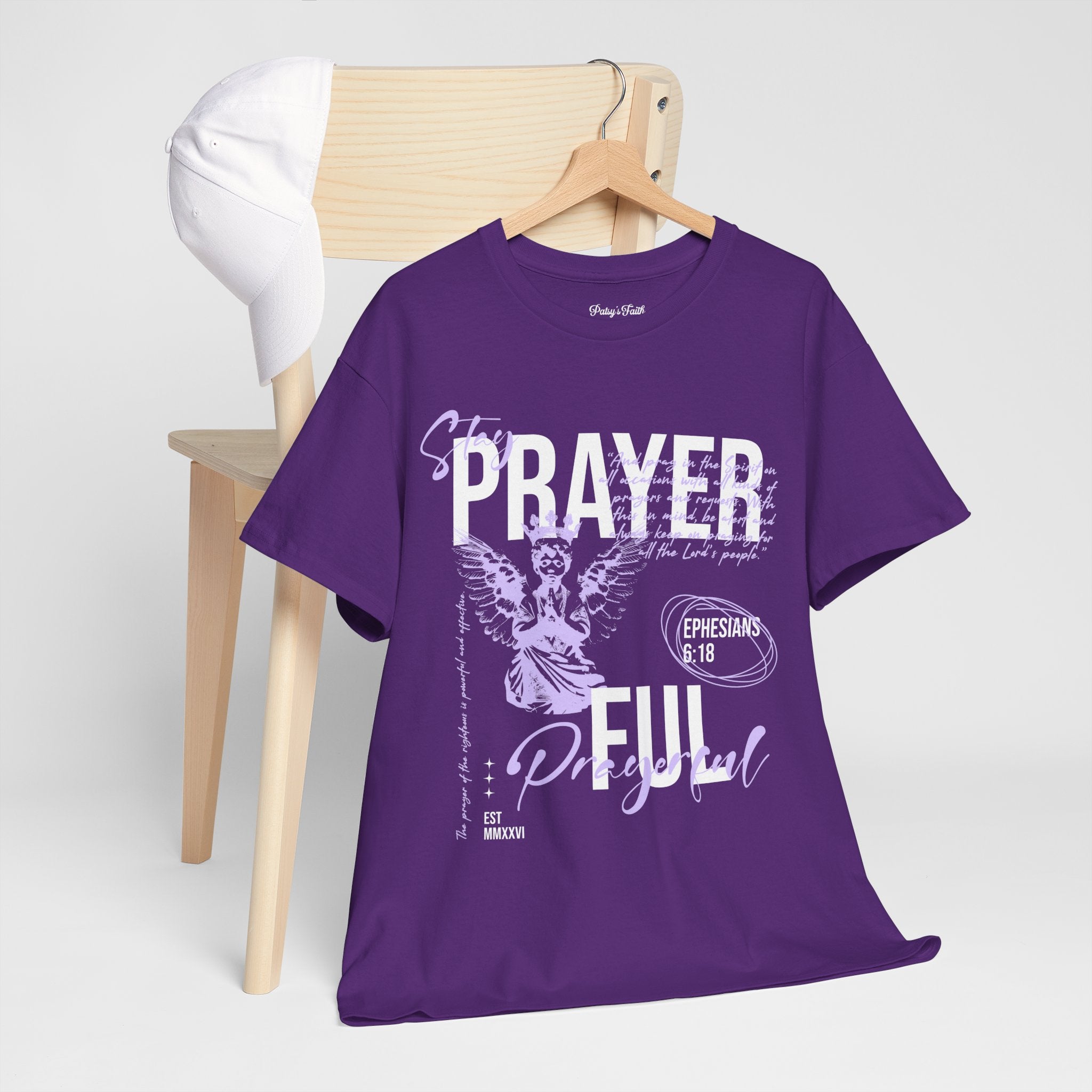 Men's Ephesians 6:18 Prayerful T-shirt