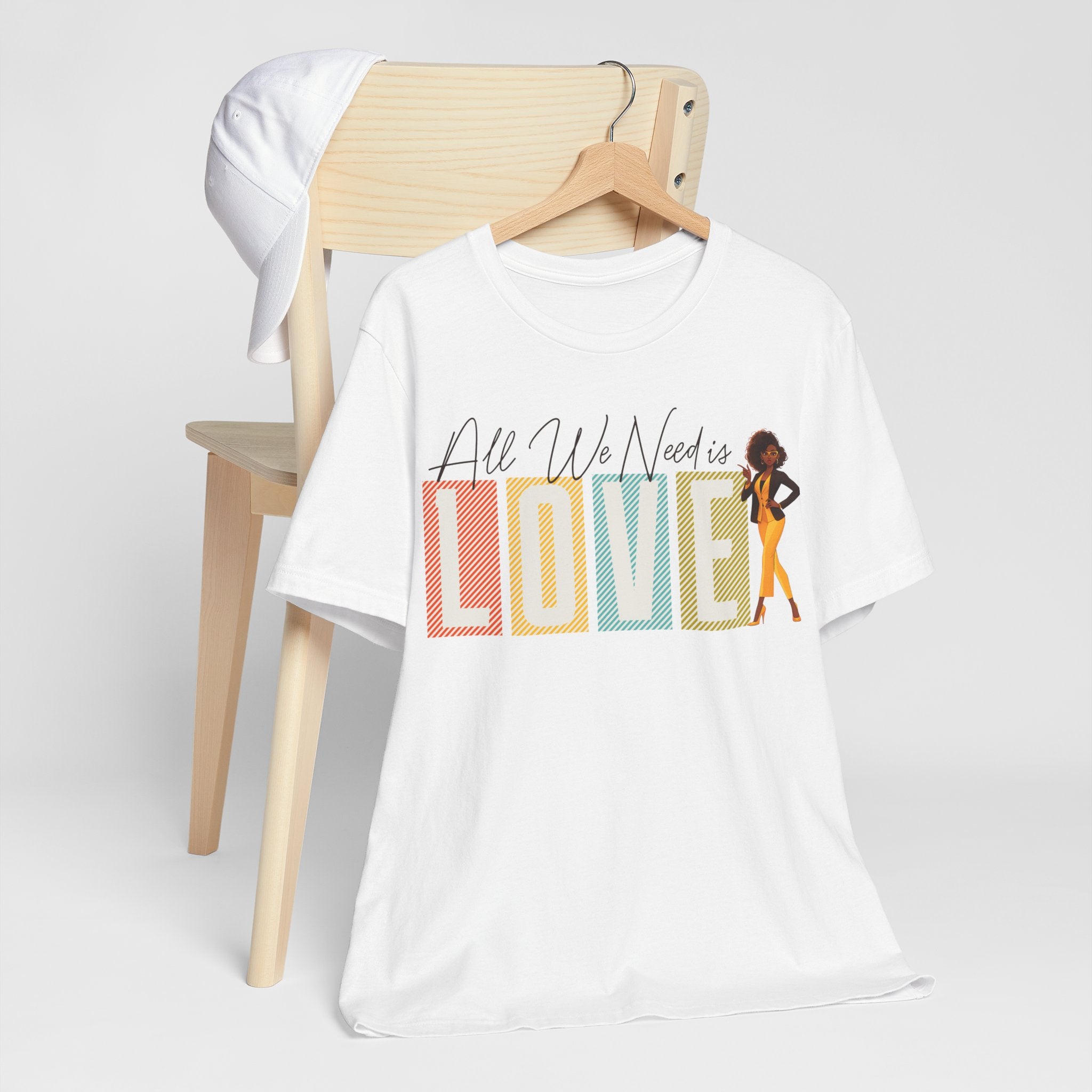 All We Need is Love Inspirational T-Shirt Design - Coffey Park Gifts