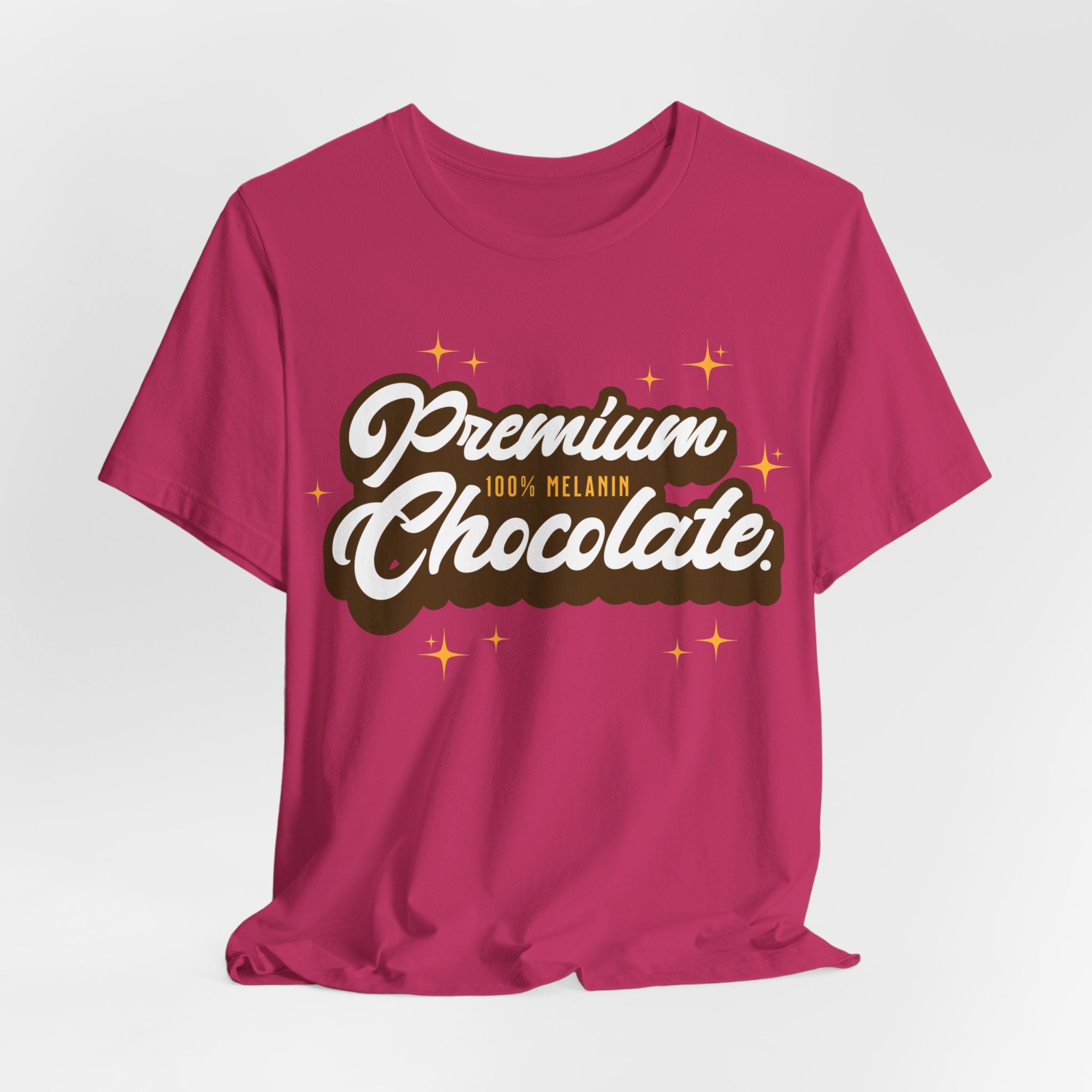 Premium Chocolate T-Shirt - Coffey Park Gifts