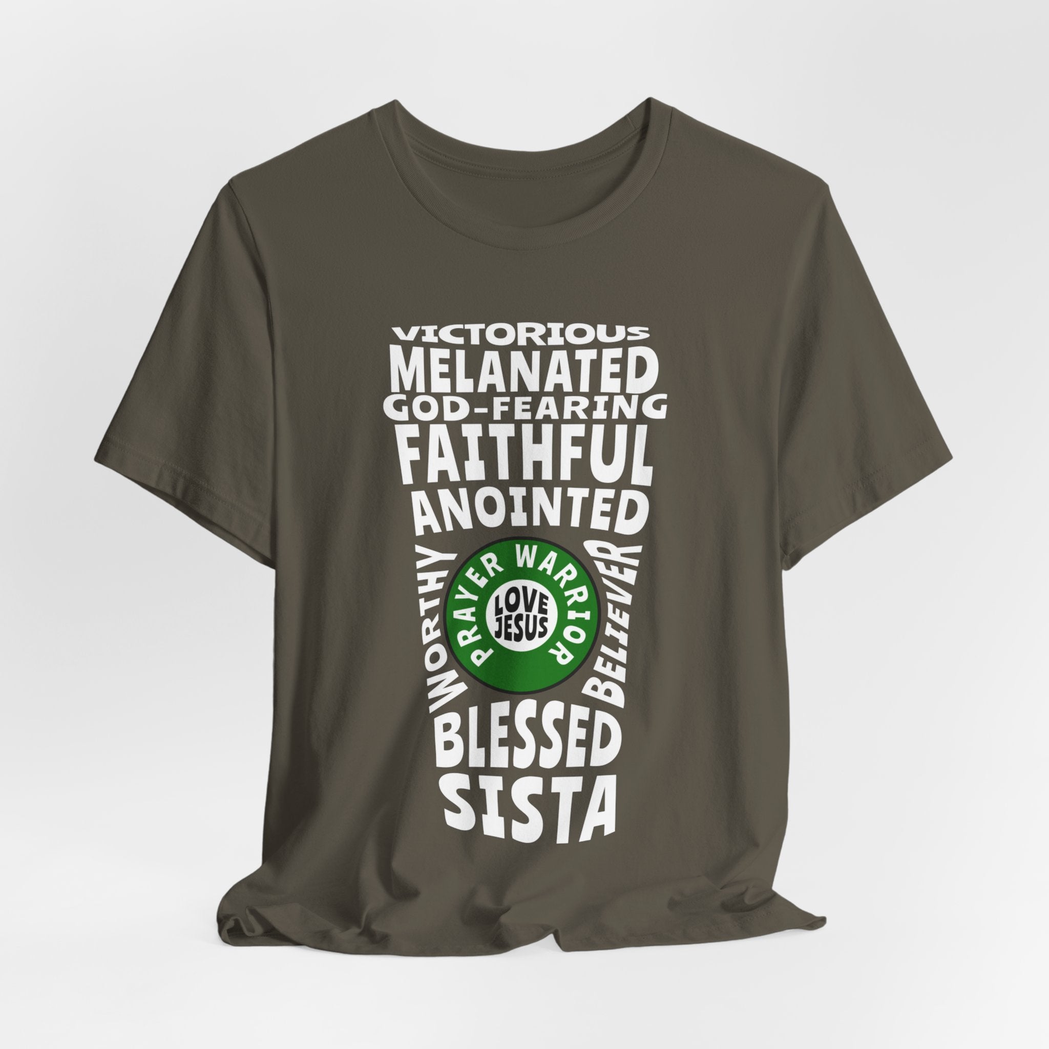 Melanated Blessed Sista T-Shirt - Coffey Park Gifts