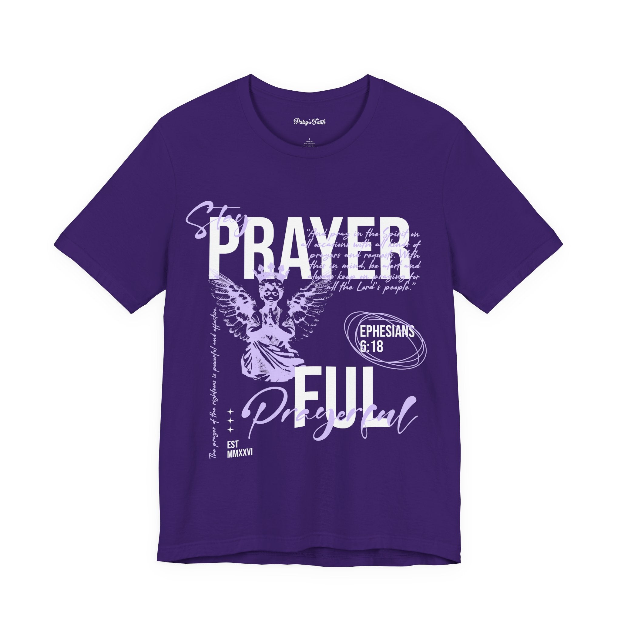Women's Ephesians 6:18 Prayerful T-Shirt