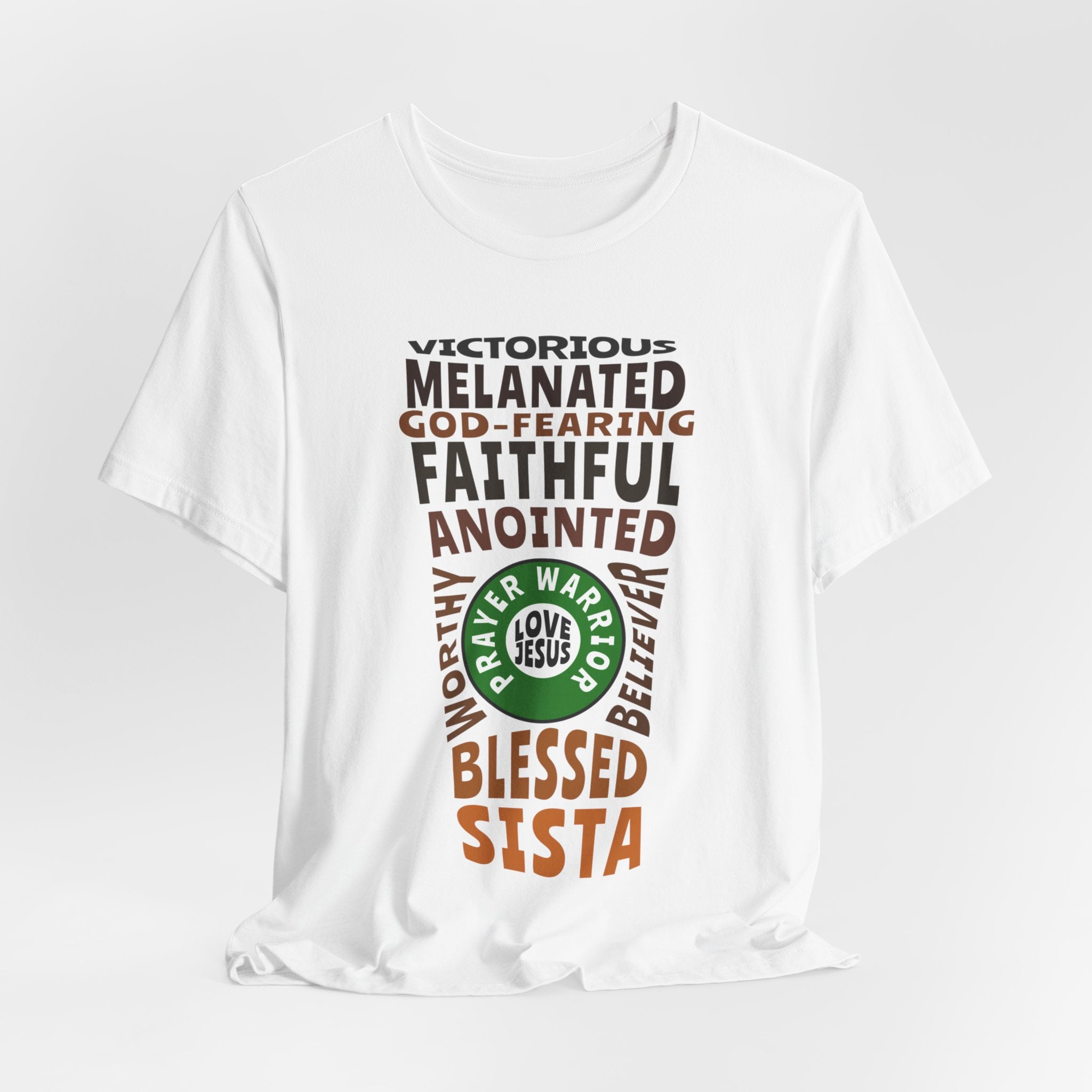 Melanated Blessed Sista T-Shirt - Coffey Park Gifts