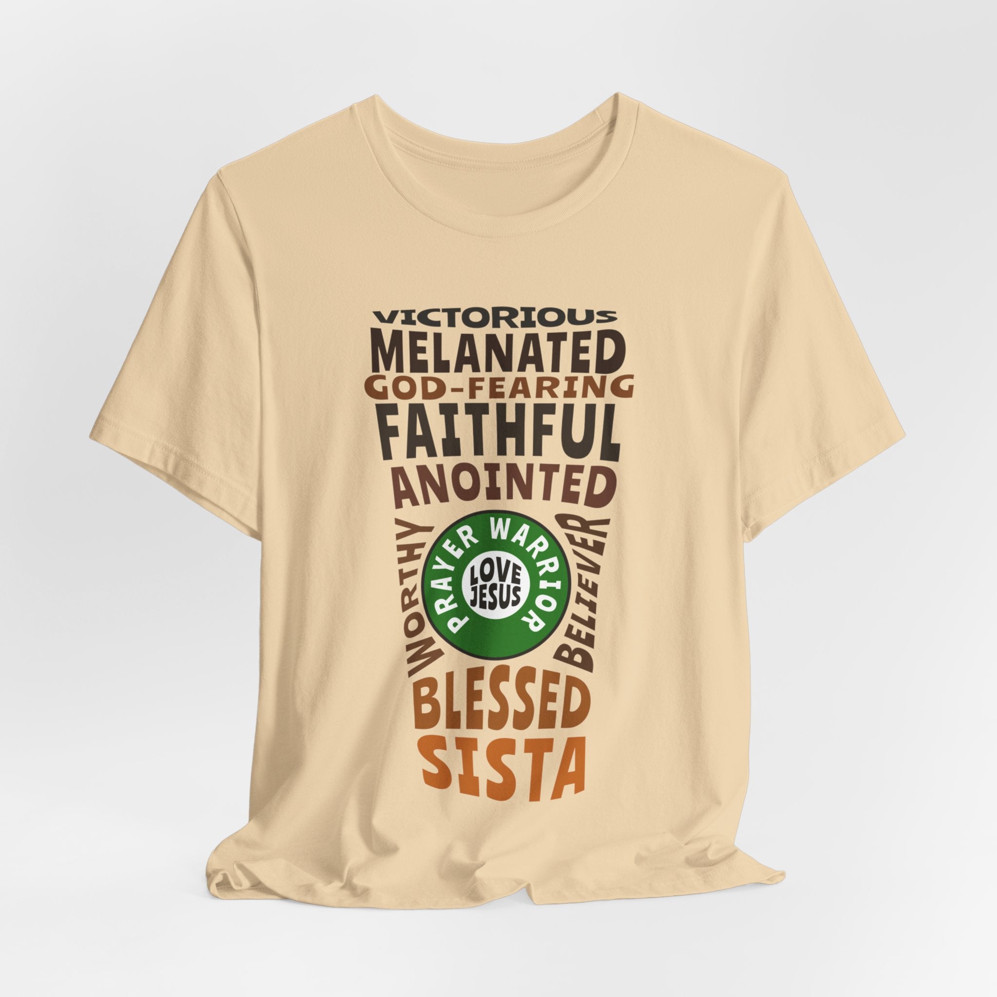 Melanated Blessed Sista T-Shirt - Coffey Park Gifts