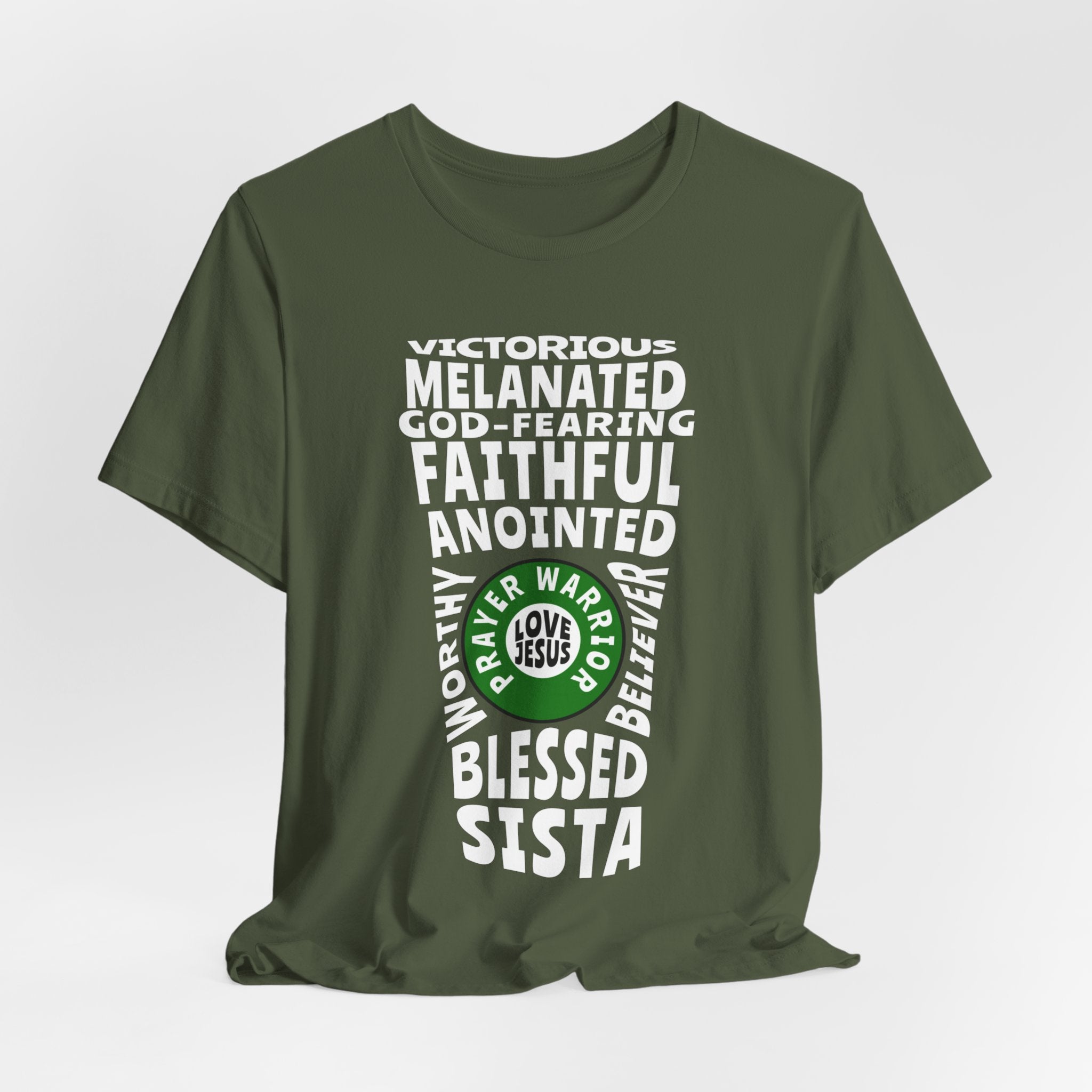 Melanated Blessed Sista T-Shirt - Coffey Park Gifts