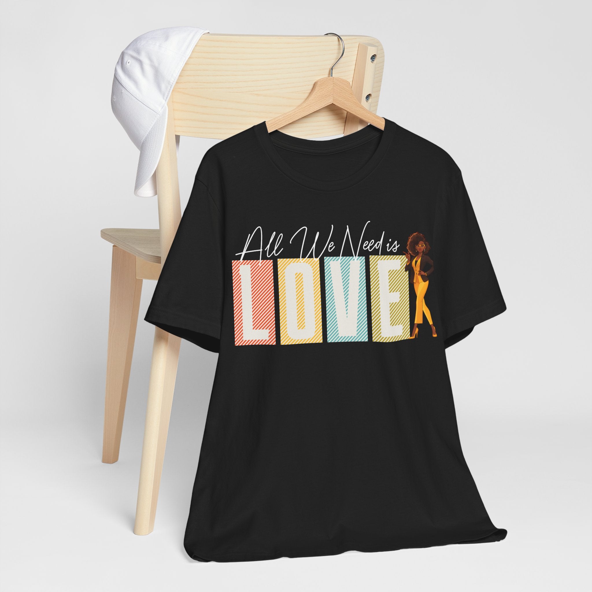 All We Need is Love Inspirational T-Shirt Design - Coffey Park Gifts