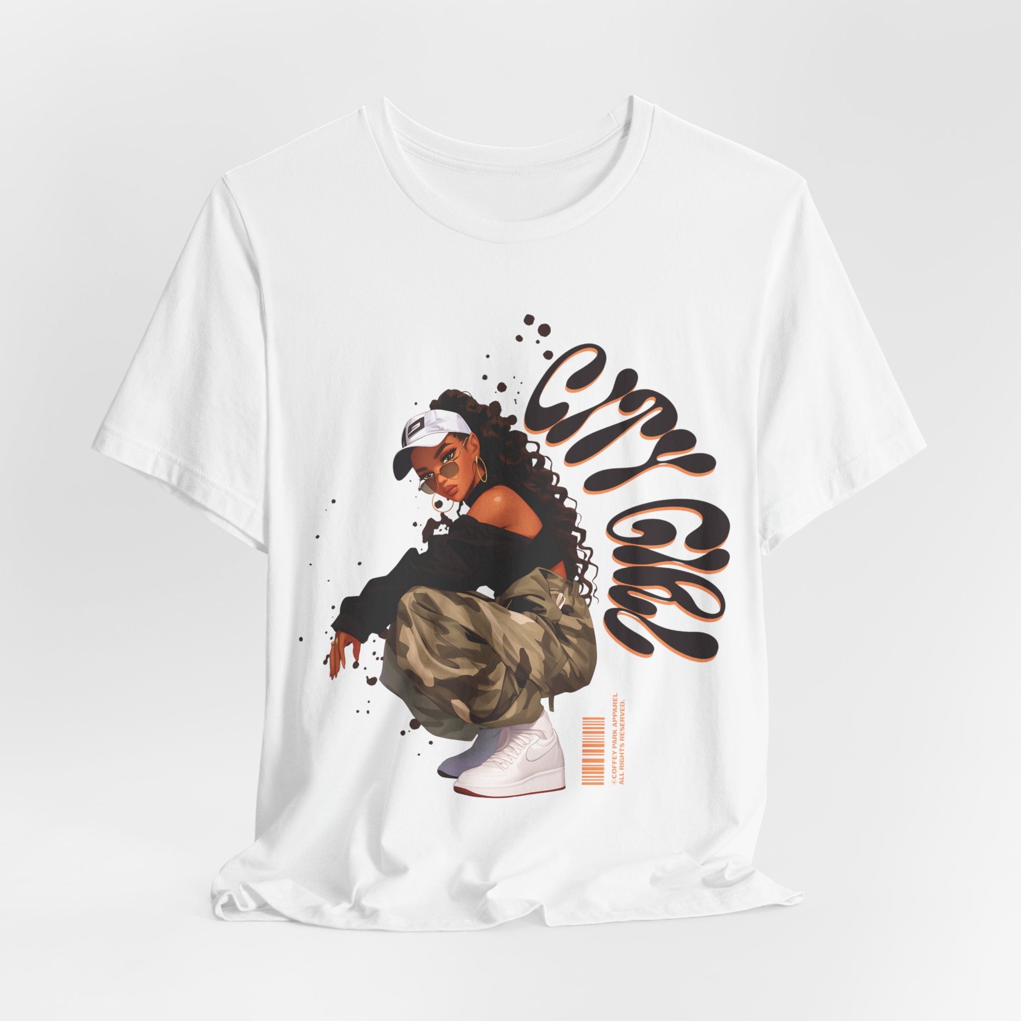 City Girl T-Shirt Design – Bold & Stylish Urban Fashion - Coffey Park Gifts