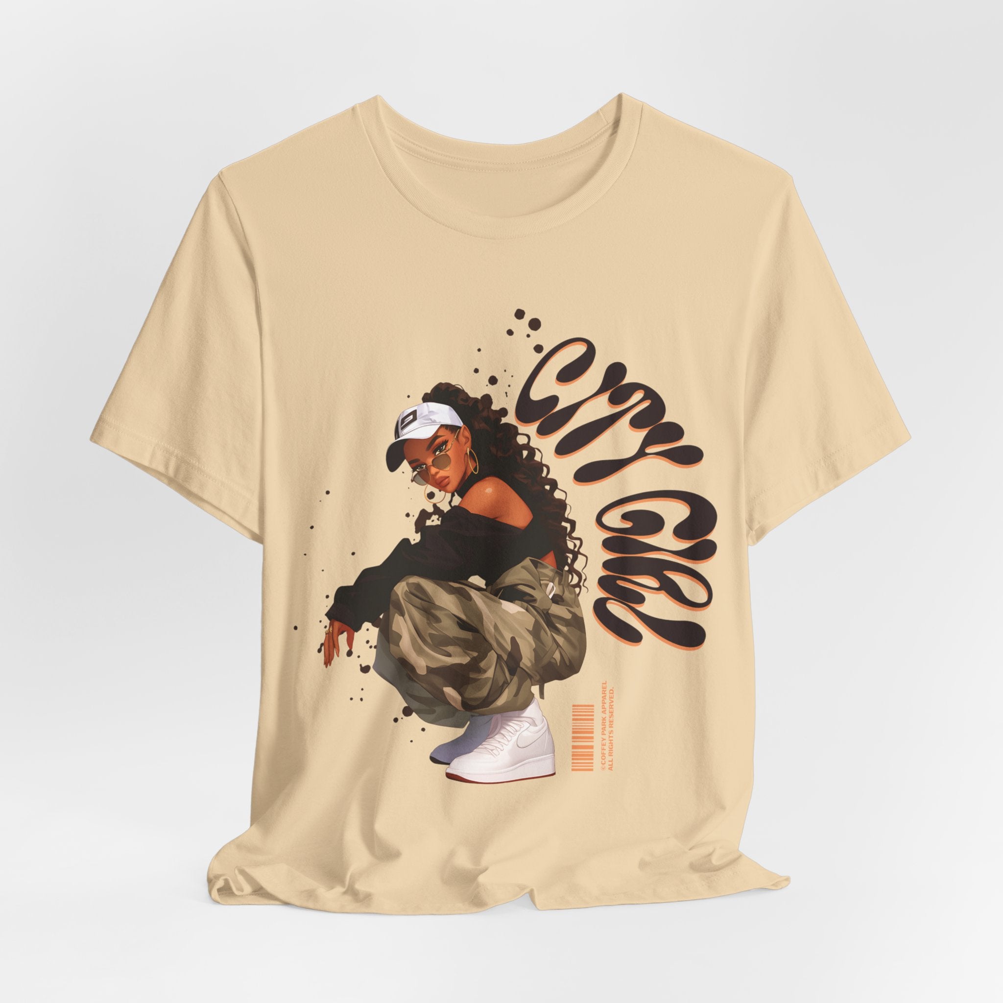 City Girl T-Shirt Design – Bold & Stylish Urban Fashion - Coffey Park Gifts