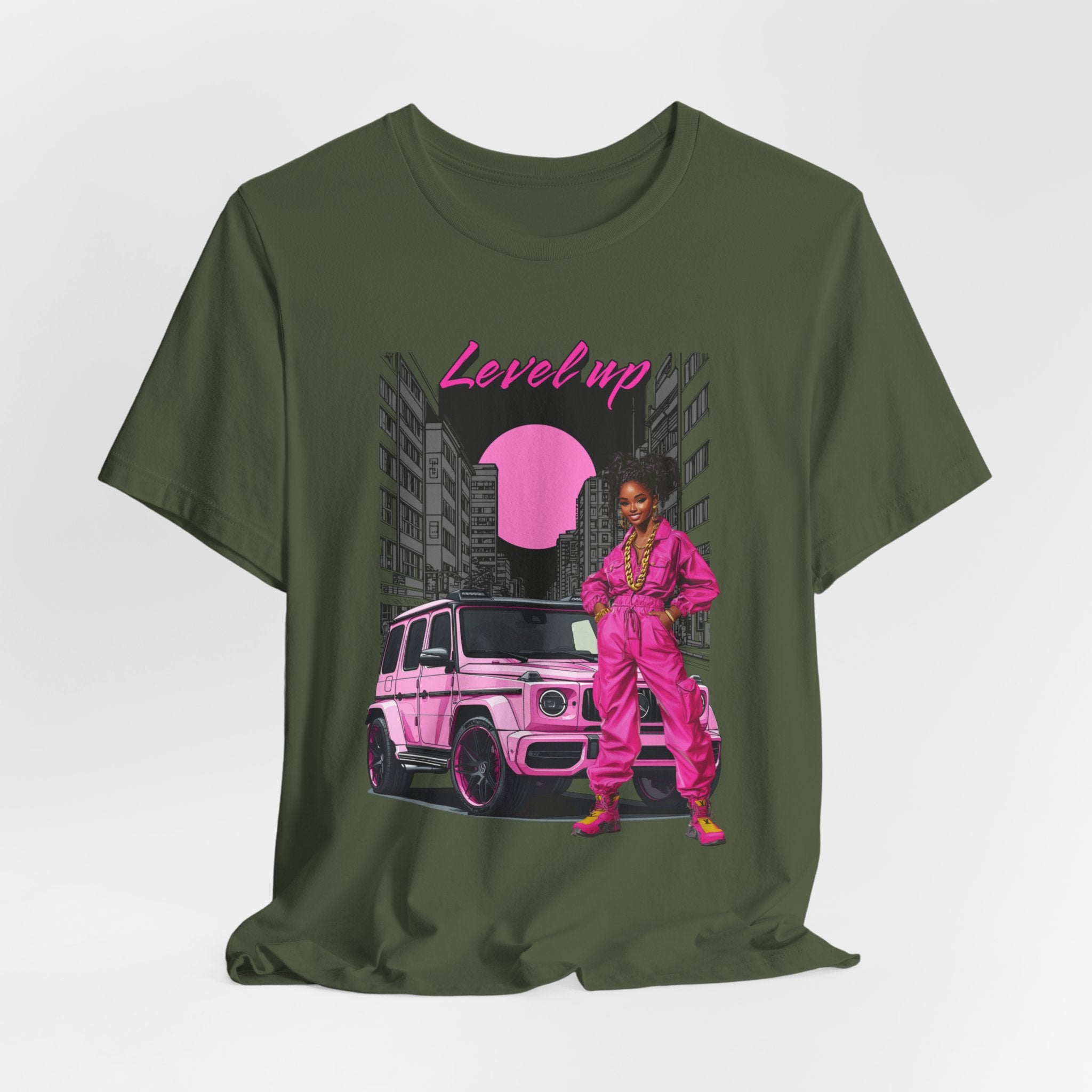 Urban City Girl T-Shirt | Black Gifts | Urban Tee Shirt Design