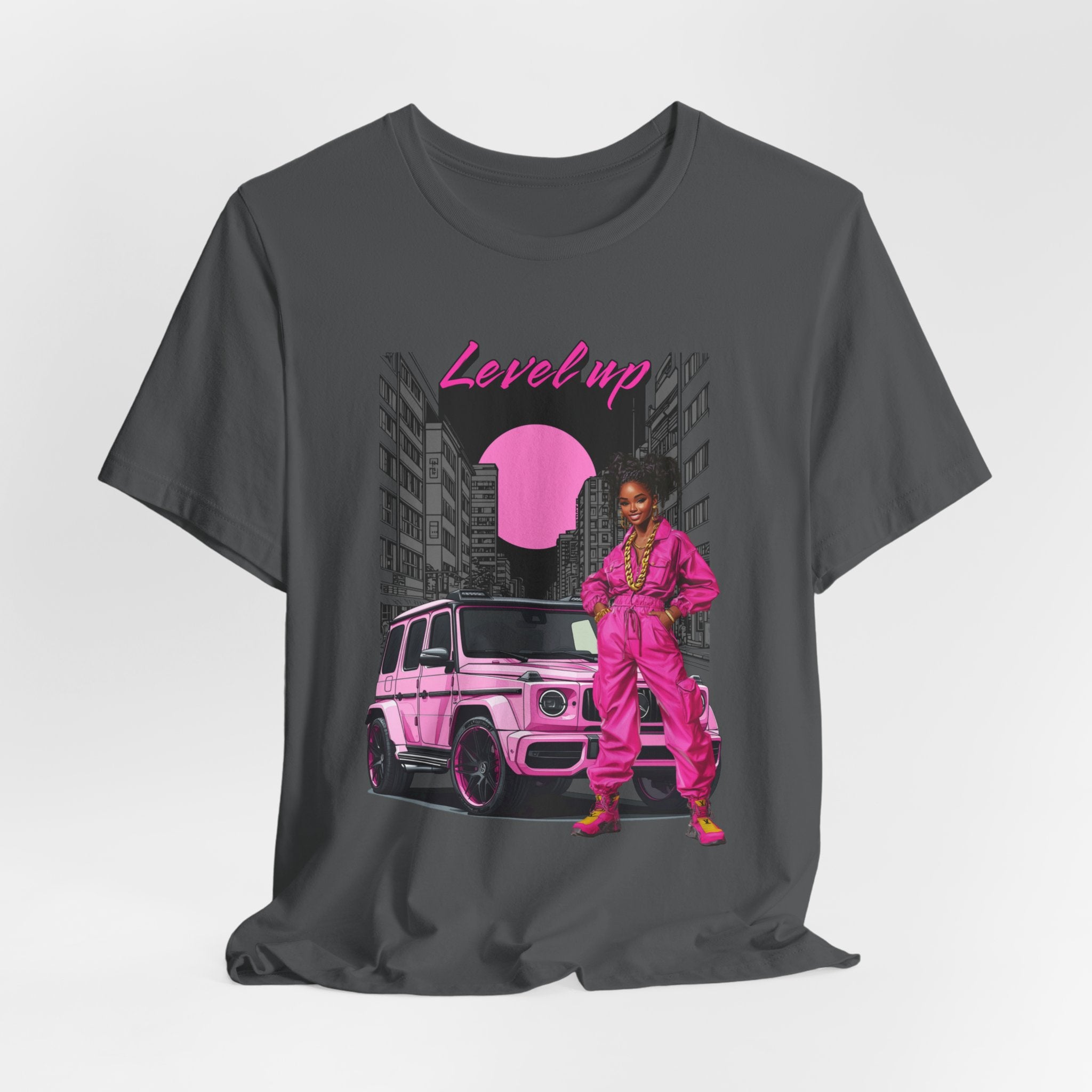 Urban City Girl T-Shirt | Black Gifts | Urban Tee Shirt Design