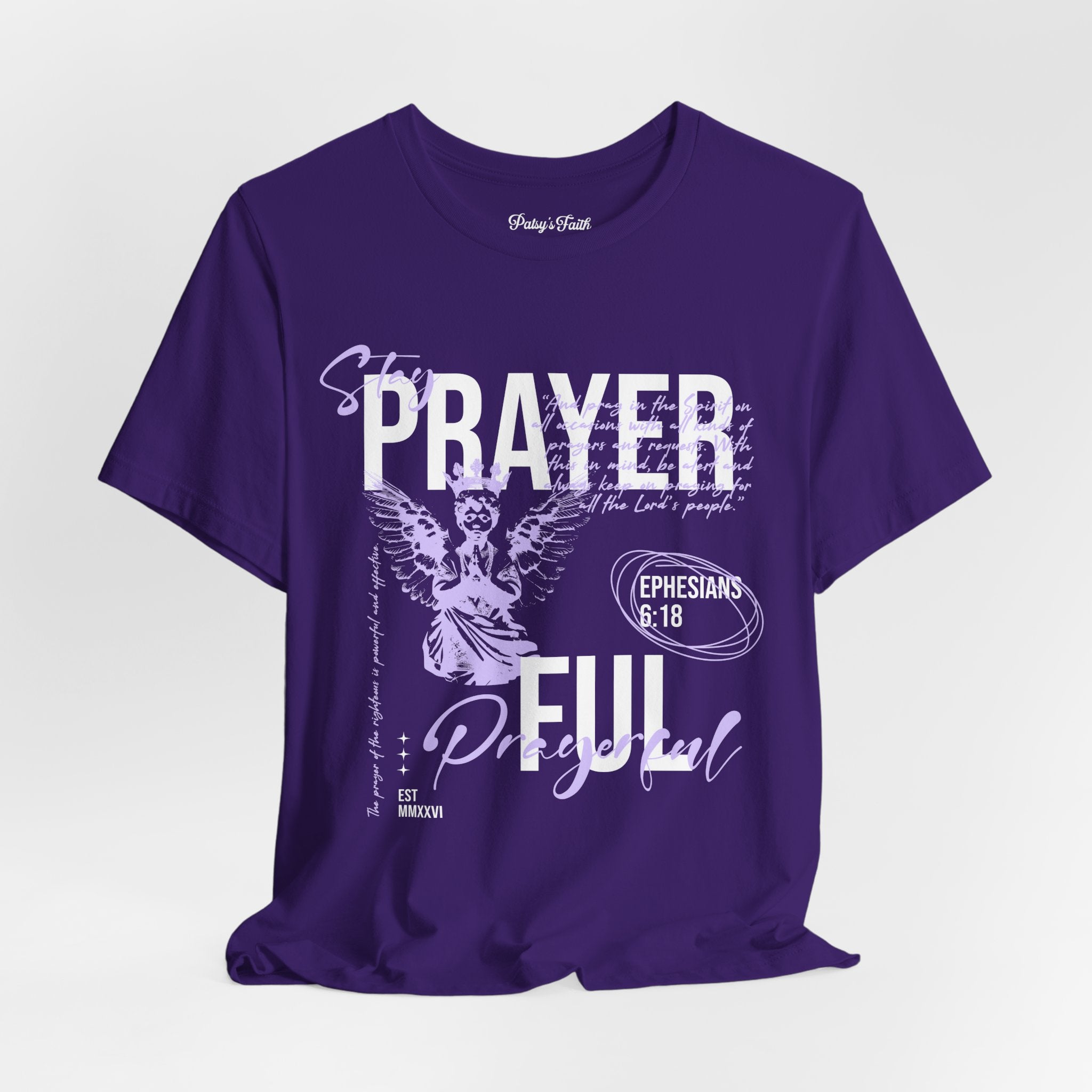 Women's Ephesians 6:18 Prayerful T-Shirt
