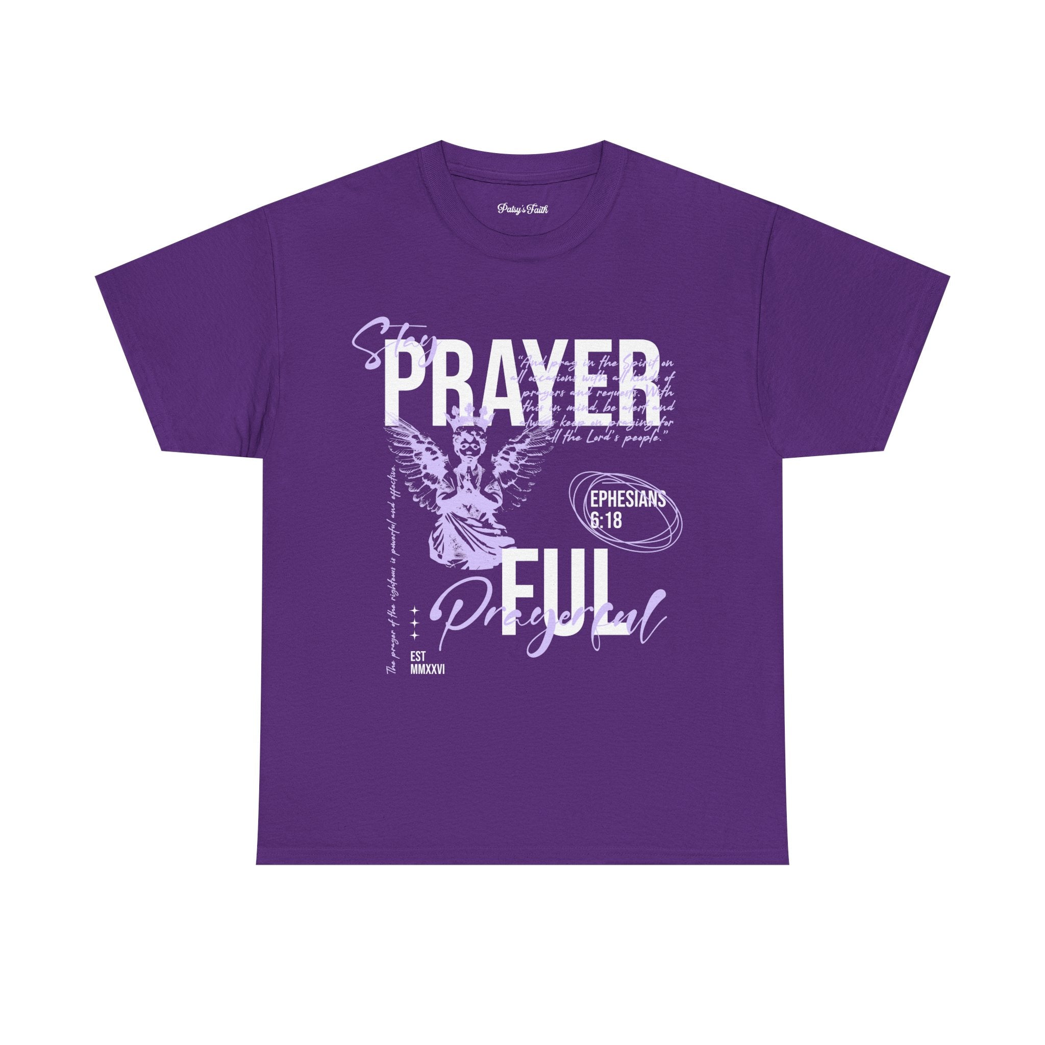 Men's Ephesians 6:18 Prayerful T-shirt