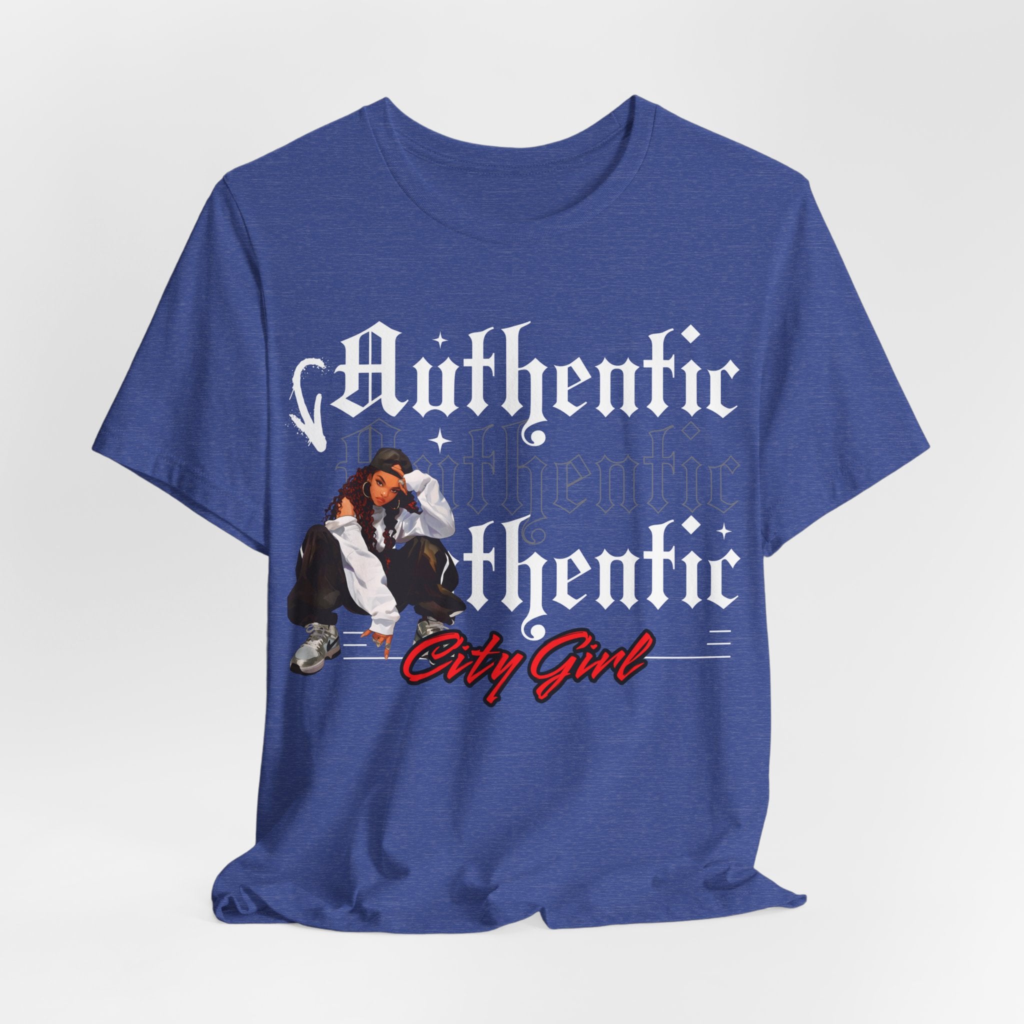 Authentic City Girl T-Shirt | Urban Black Gifts Online