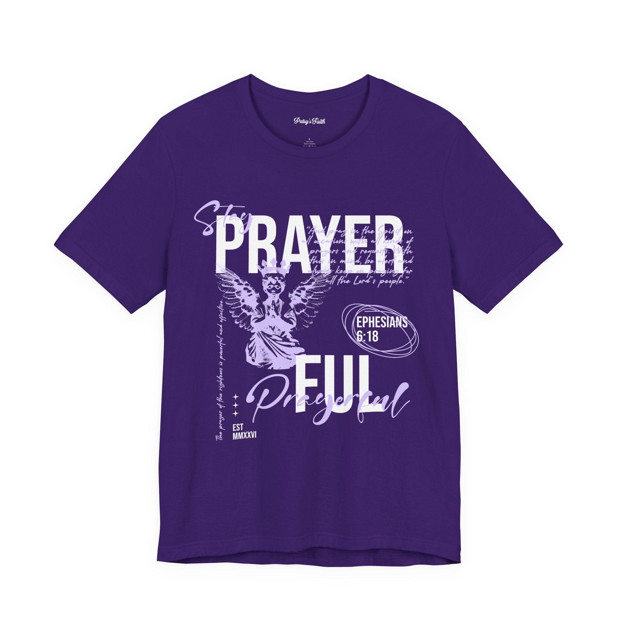 Women's Ephesians 6:18 Prayerful T-Shirt