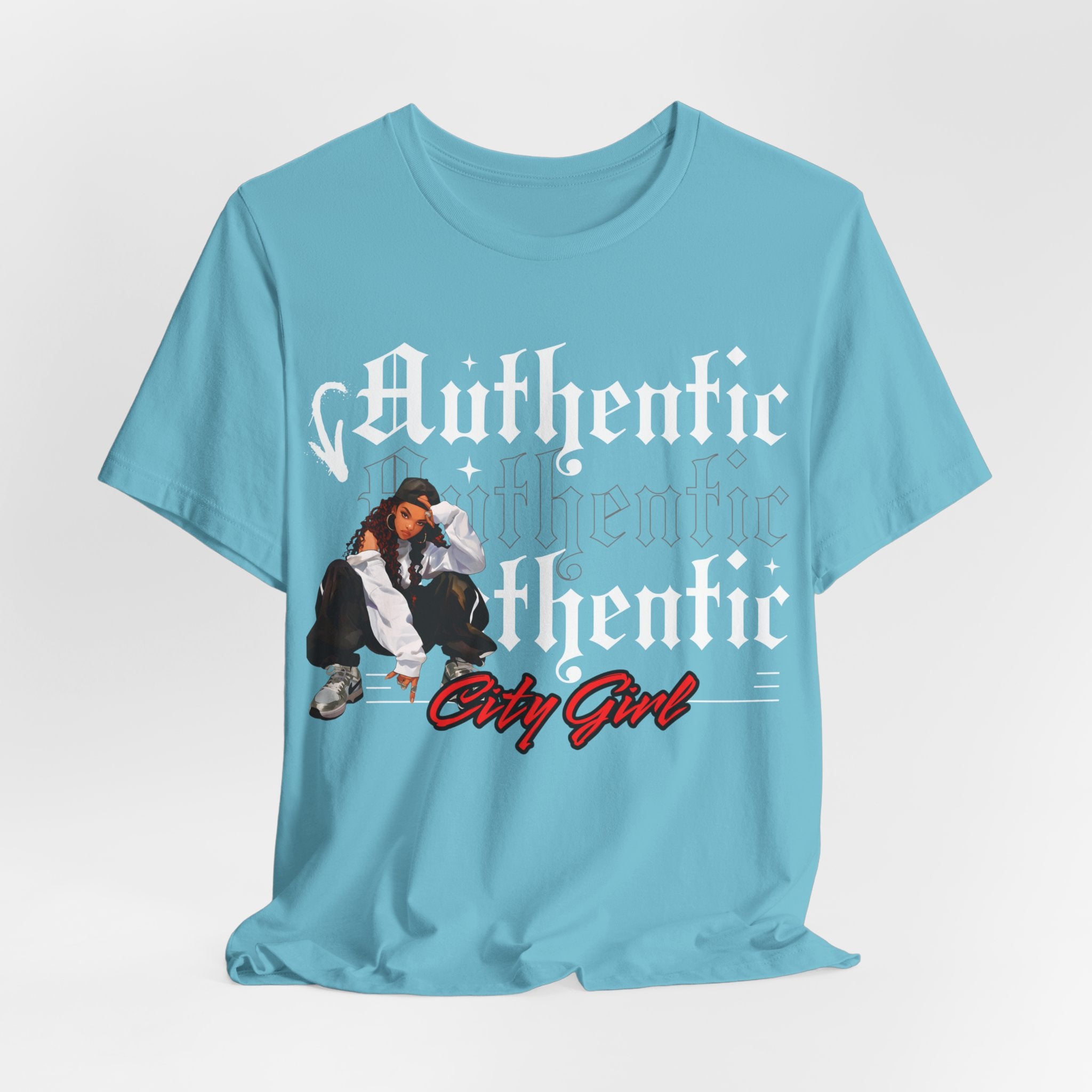 Authentic City Girl T-Shirt | Urban Black Gifts Online