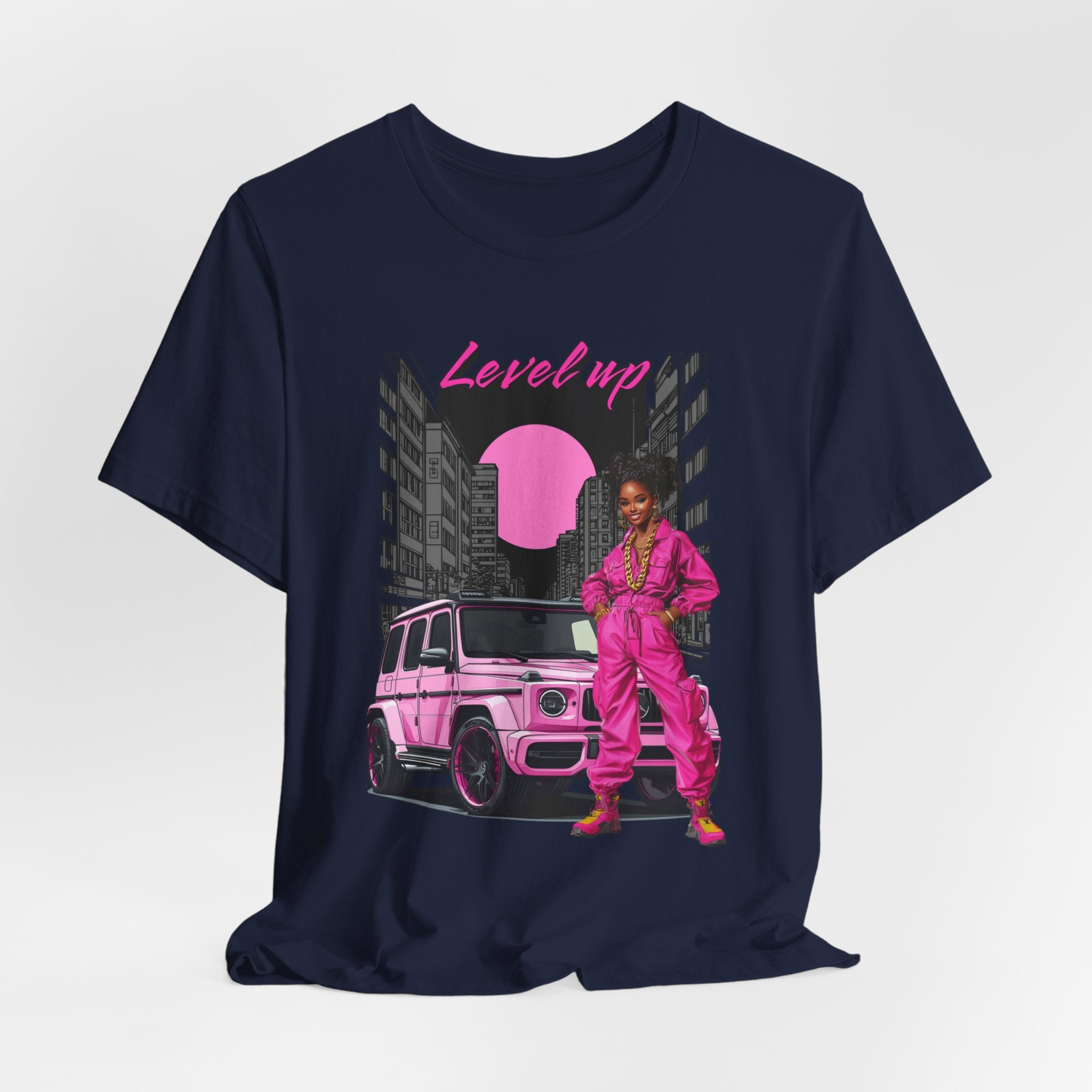 Urban City Girl T-Shirt | Black Gifts | Urban Tee Shirt Design